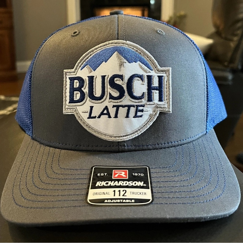 Busch Latte Beer Richardson 112 Snapback Trucker Hat
